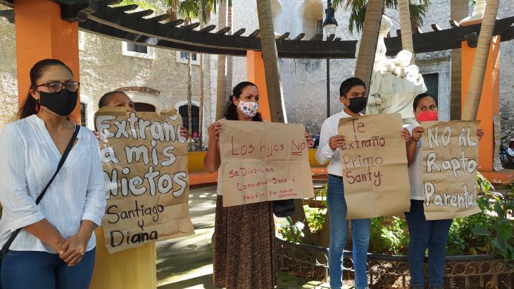 Madres en Mérida denuncian ''rapto parental''